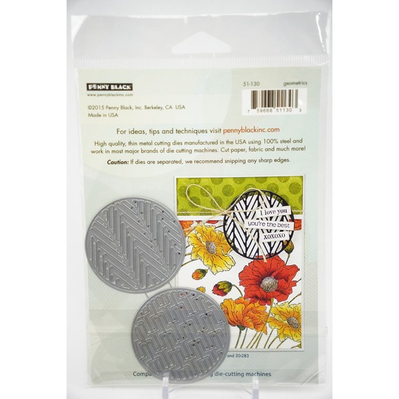 New Penny Black Creative Dies Geometrics 2 Die 2015 - Picture 2 of 2